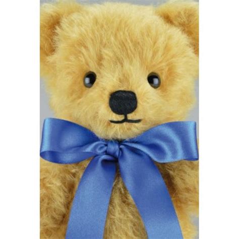 London Curly Gold 16 In With Growl Merrythought Traditional Teddy Bear