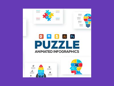 Puzzle Animated Infographics designs, themes, templates and ...