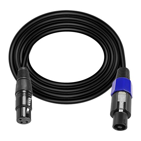 Xmsjsiy Speakon Zu Xlr Kabel Audio Jack Speakon Stecker Männlich Zu Xlr 3pin Weibliche