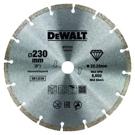 Dewalt Dt Disque Diamant Segment Mm