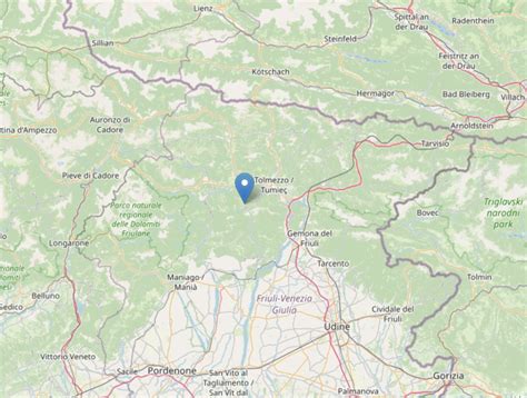 Terremoto Scossa Di Magnitudo 3 4 Nella Notte Nella Provincia Di Udine