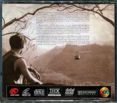 1986 Platoon Tom Berenger Willem Dafoe Charlie Sheen VCD Video CD