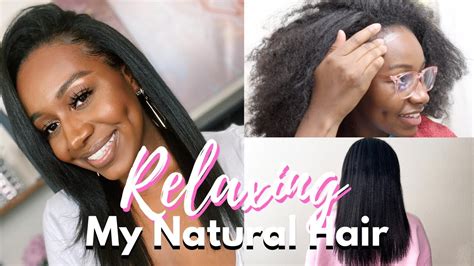 Relaxing My Natural 4a 4b Hair Allaboutash Youtube