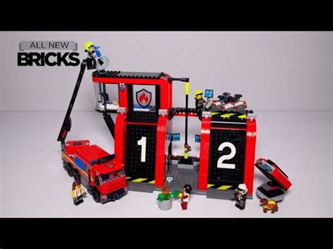 LEGO City 60414 Pas Cher La Caserne Et Le Camion De Pompiers