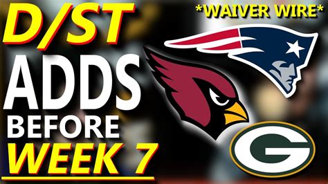 You Need These Defenses {d St} For Nfl Week 7 2021 Fantasy Football