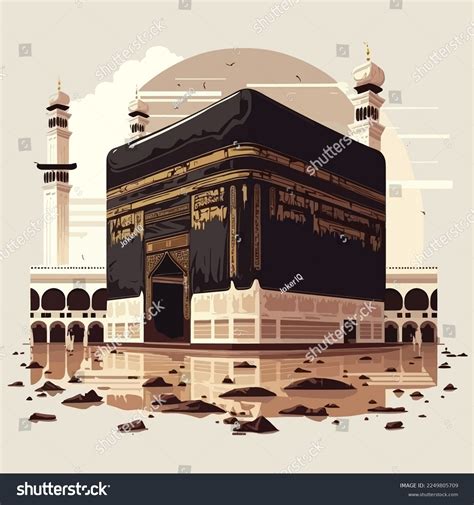 Kaaba Drawing Vector Art, Icons, And Graphics For Free, 50% OFF