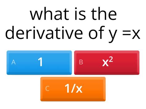 Using derivative formula examples -similar question to your exam - Quiz