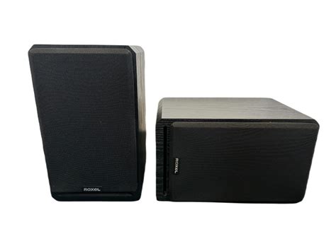 ROXEL RBS 300 Bookshelf Speaker Black Roxel