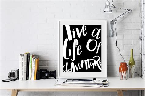 Boho Wall Art Printable Quotes Black and White Art | Etsy