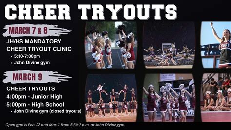 Cheer Tryouts Perry Public Schools