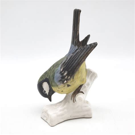 Vintage Goebel Titmouse Bird Figurine Great Tit West Etsy