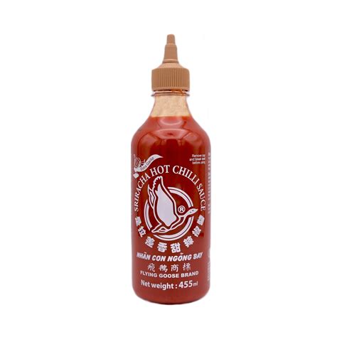 Flying Goose Sriracha Hot Chilli Sauce Extra Garlic 455ml