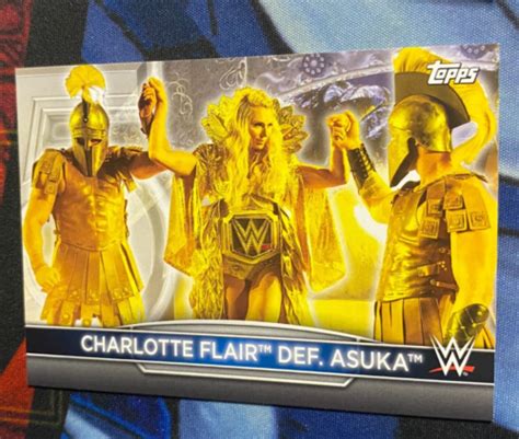 Topps Wwe Women S Division Wrestling Card Asuka Charlotte Flair Sc