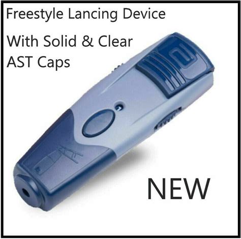 FREESTYLE Lancing Device with both Solid & Clear AST (Alternative Site ...