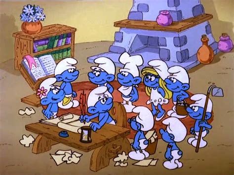 The Smurfs S05E31 Poet S Writters Block Video Dailymotion