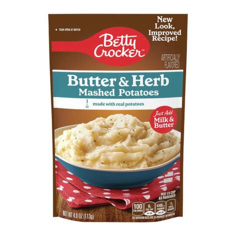 Betty Crocker Butter And Herb Mashed Potatoes Foodland