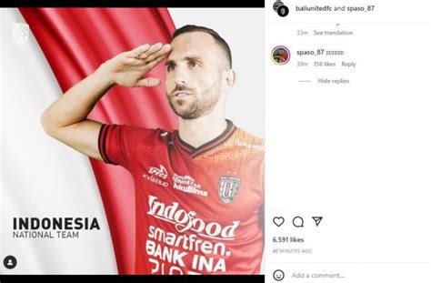 Dipercaya Shin Tae Yong Di Timnas Indonesia Ilija Spasojevic Beri