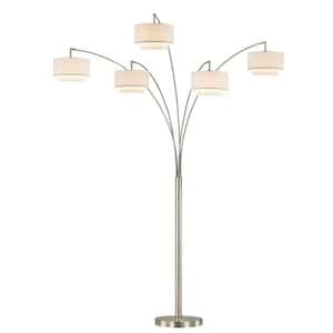 Reviews For ARTIVA Aurora 39 Watt LED 92 Matt Black Arched Floor Lamp