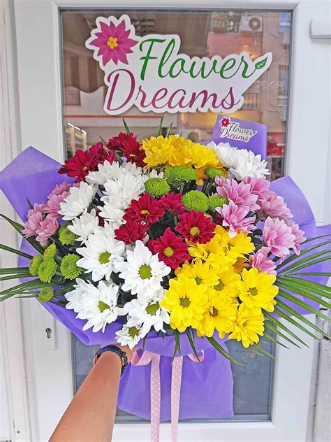 Букет от хризантеми • Магазин за цветя Flower Dreams, Варна.