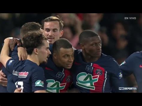 Psg Vs Rennes Video Gol De Mbapp Y Resumen Por Copa De