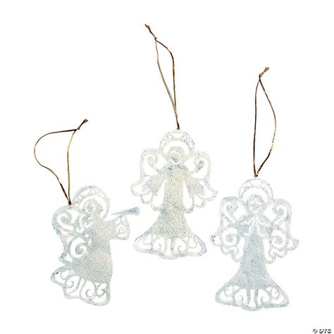 Silhouette Angel Christmas Ornaments