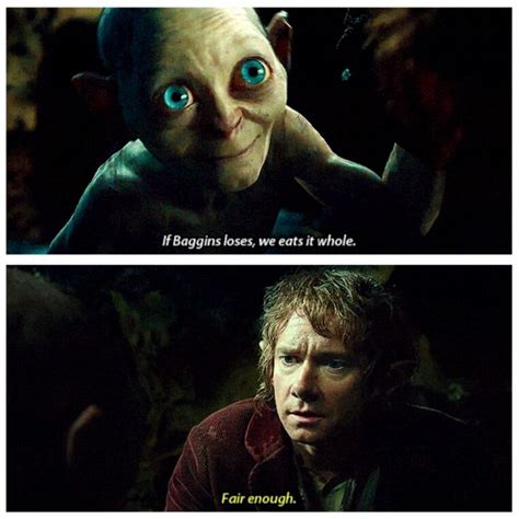 Bilbo decides to play riddles with Gollum, The Hobbit: An Unexpected ...