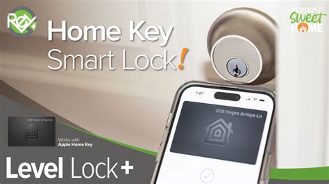 Level Lock Plus Homekit Compatible Smart Lock With Home Key Youtube