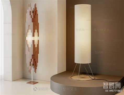 Modern Floor Lamp Sketchup Model Download Model Id495771882 1miba