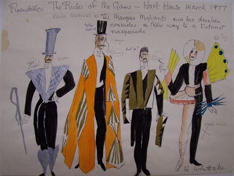 Costume Design For Rules Of The Game” Canadas Theatre Museum