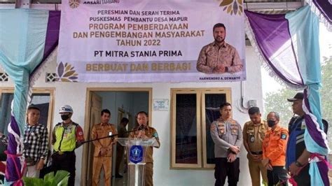 Pt Msp Resmikan Dan Serah Terima Puskesmas Pembantu Mapur Ke Pemkab