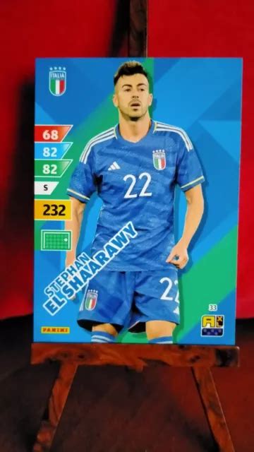 ESSELUNGA PANINI AZZURRI Adrenalyn XL 2024 STEPHAN EL SHAARAWY N 33 EUR