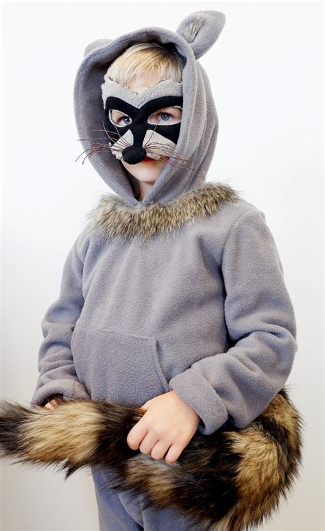 Raccoon Costume Kids Raccoon Costume Animal Costume | Etsy