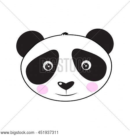 Sad Panda Face. Cute Vector & Photo (Free Trial) | Bigstock