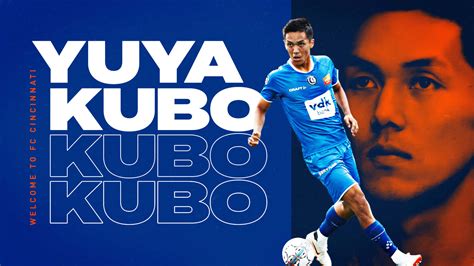 Download Yuya Kubo FC Cincinnati Welcome Poster Wallpaper | Wallpapers.com