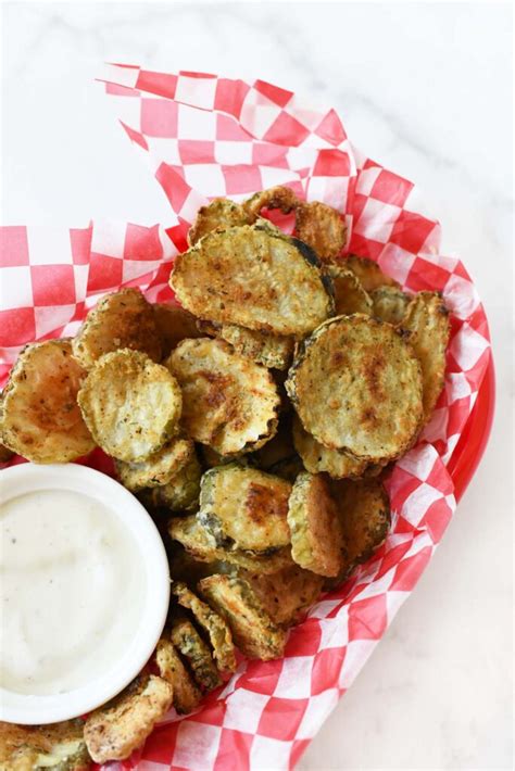 Air Fryer Fried Pickle Chips Sizzling Eats