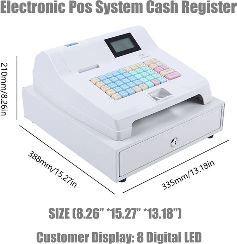 Dyrabrest Caja Registradora Electr Nica De Gran Capacidad Con Sistema