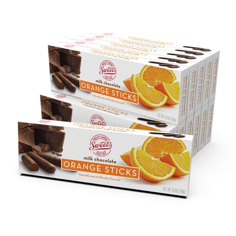 Buy Sweet S Milk Chocolate Orange Sticks Sweet Candy Company