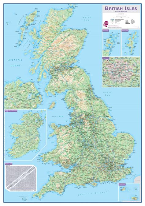 Carte Routia Re Grande Bretagne Irlande