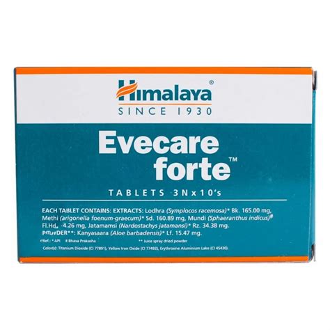 Himalaya Evecare Forte Tablet at ₹ 75/piece | Himalaya Herbal Capsules ...