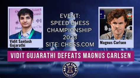 Vidit Gujarathi Outplayed Magnus Carlsen Speed Chess