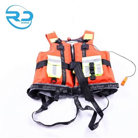 Marine Rescue Life Vest Nbrpvc Foam Safety Jacket For Outdoor Water