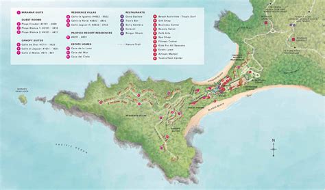 Costa Rica Resort Map | Four Seasons Costa Rica Peninsula Papagayo