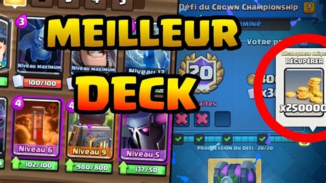 Clash Royale Un Deck Mineur Incroyable Youtube