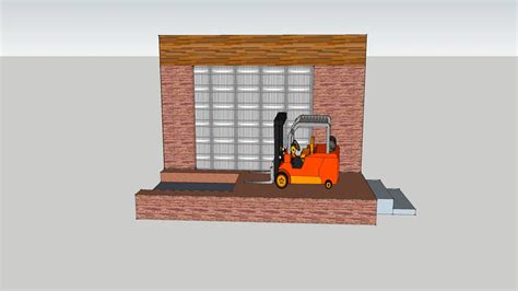 Dock Leveller For Warehouse 3D Warehouse