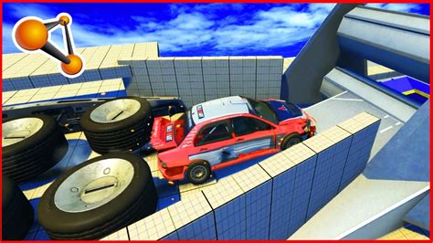 Beamng Drive Giant Crash Machines Epic Crash Testing 4 Youtube