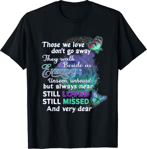 I Wear Teal And Purple For Someone I Miss Suicide Prevention T Shirt