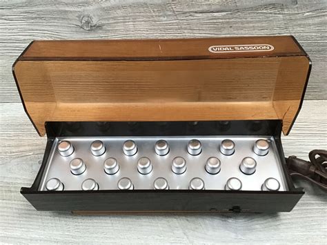 Vintage Vidal Sassoon Hairsetter Type H Hot Rollers Set W Clips Tested EBay