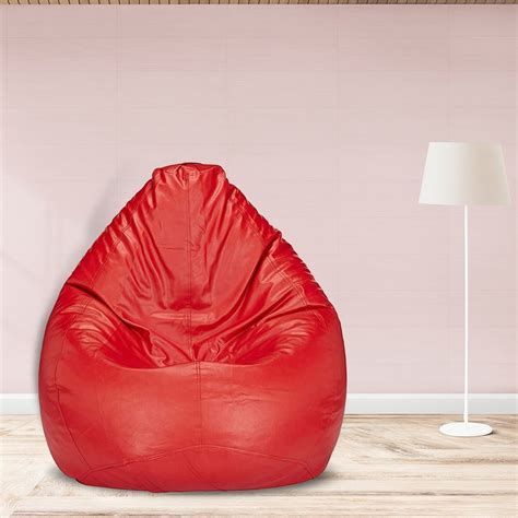 Shira Xxl Bean Bag Cover Without Beans Red At Rs Piece