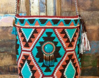 Ooak Mini Mochila Bag Wayuu Technique Tapestry Crochet