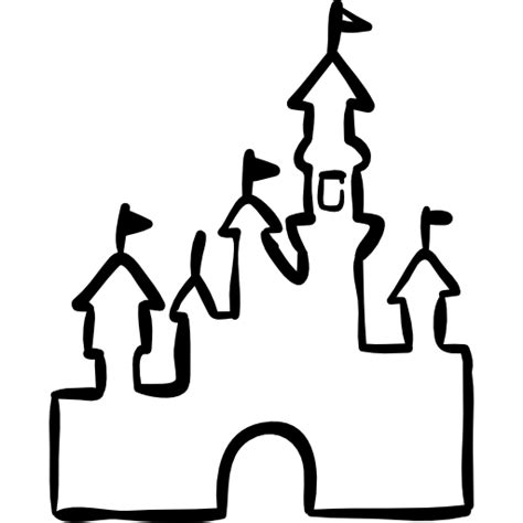 Disney Castle Outline Free Download On Clipartmag